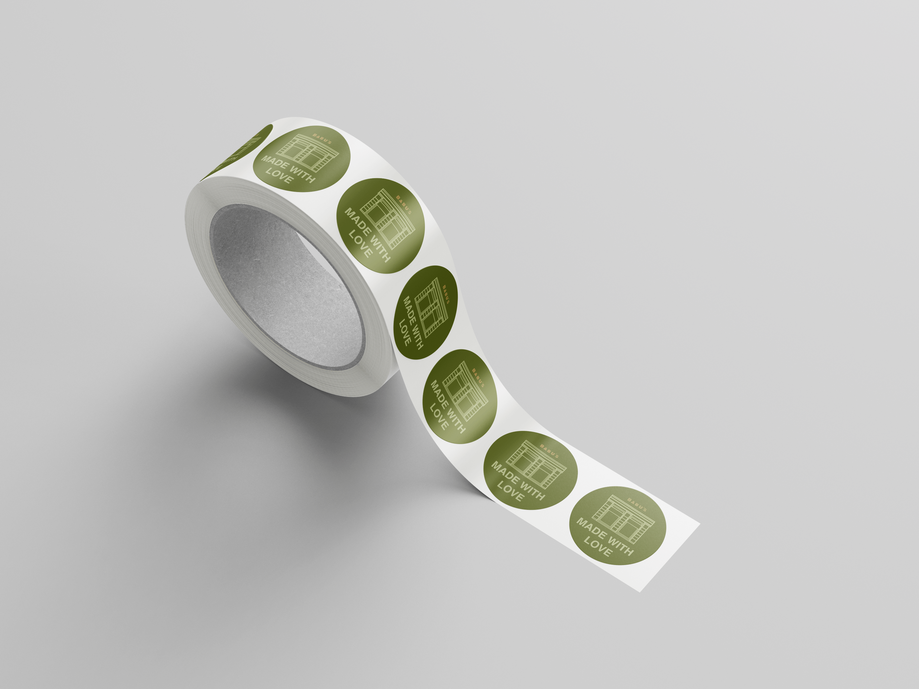 Babus Bakery Stickerrolle